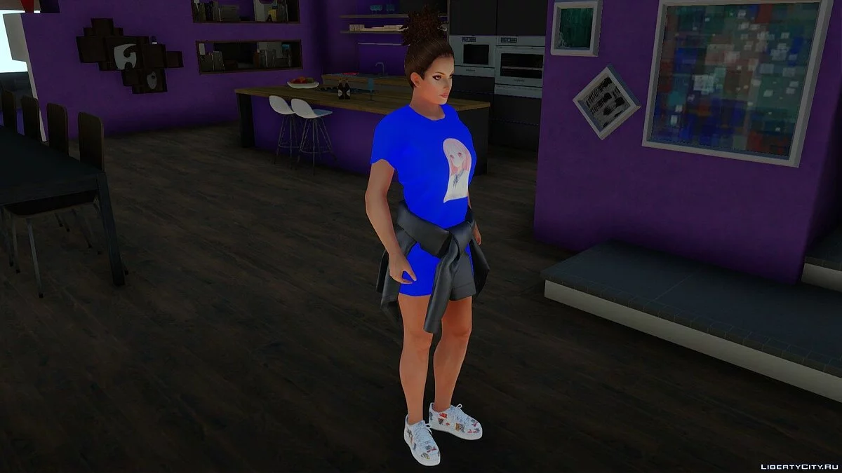 Lisa Hamilton in Casual Clothes v8 / GTA San Andreas