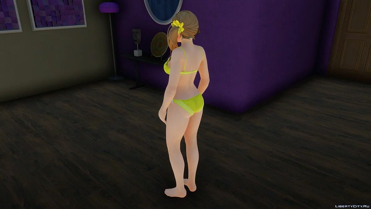 Мисаки в нижнем белье из Dead Or Alive Xtreme Venus Vacation / جي تي إيه سان أندرياس