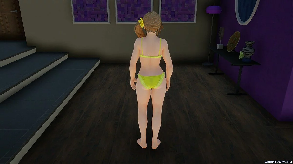 Мисаки в нижнем белье из Dead Or Alive Xtreme Venus Vacation / جي تي إيه سان أندرياس