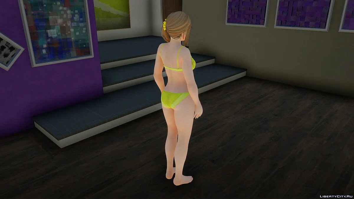 Мисаки в нижнем белье из Dead Or Alive Xtreme Venus Vacation / جي تي إيه سان أندرياس