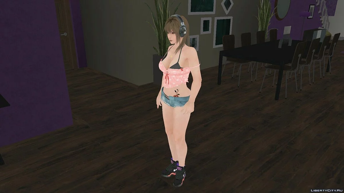 Misaki en tenue décontractée v9 / GTA San Andreas