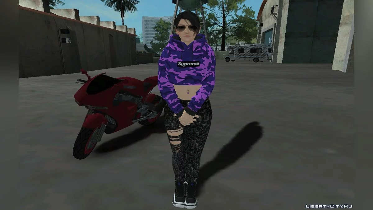Момиджі з DOA в модному вбранні v2 - Худі / GTA San Andreas