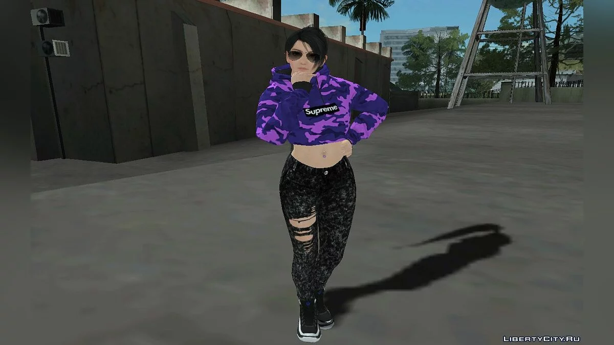Момиджі з DOA в модному вбранні v2 - Худі / GTA San Andreas