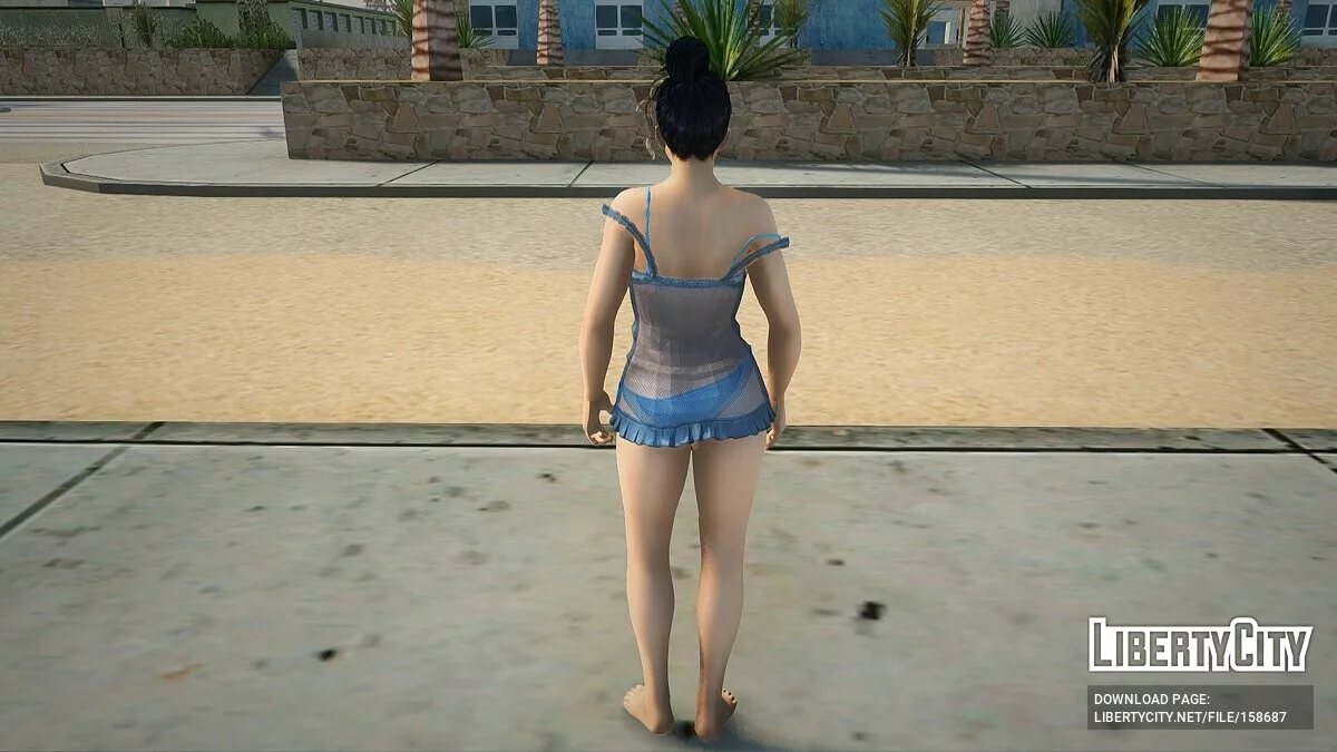 Nyotengu im Nachthemd / GTA San Andreas