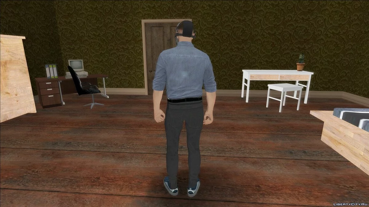 Персонаж у масці черепа з GTA Online / GTA San Andreas