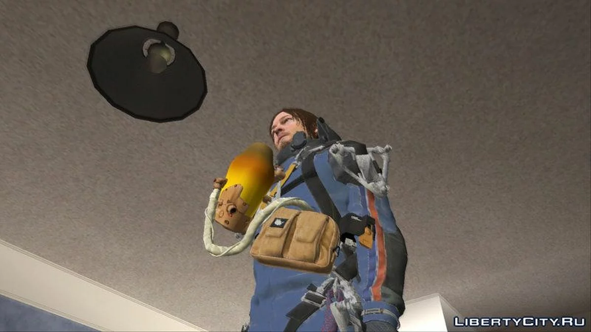 Sam blue suit [Norman Reedus] (from Death Stranding) / GTA San Andreas