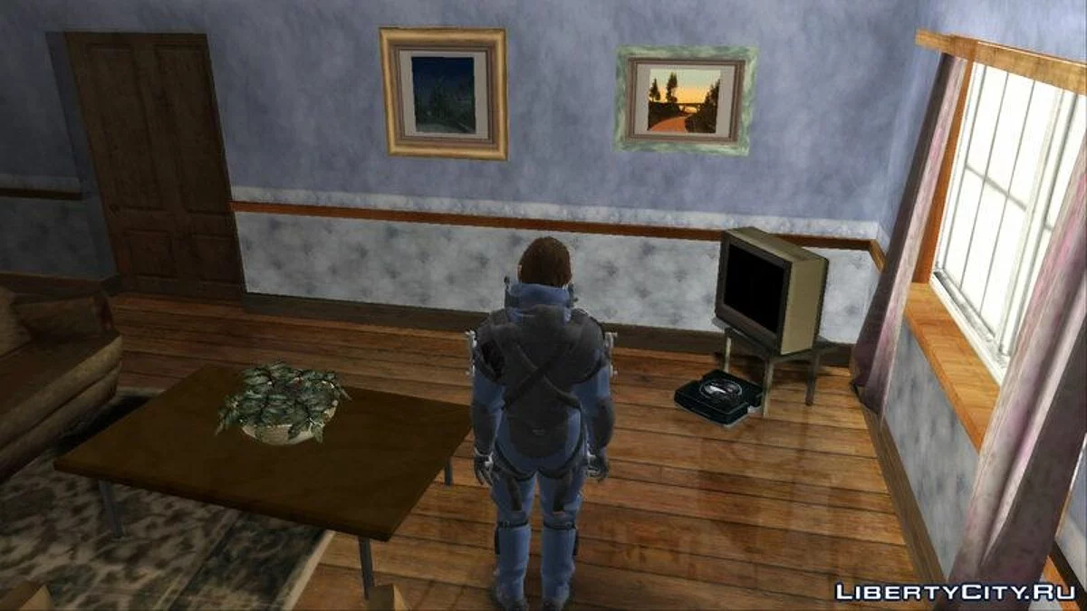 Sam blue suit [Norman Reedus] (from Death Stranding) / GTA San Andreas