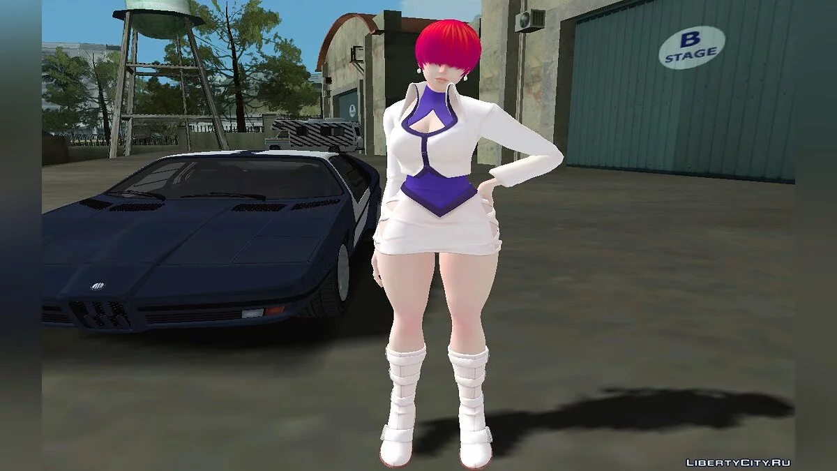 Shermie from The King of Fighters XIV / GTA San Andreas