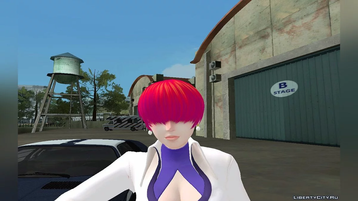 Shermie from The King of Fighters XIV / GTA San Andreas