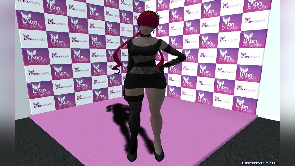Shermie in Costume 3 from The King of Fighters XIV / GTA San Andreas