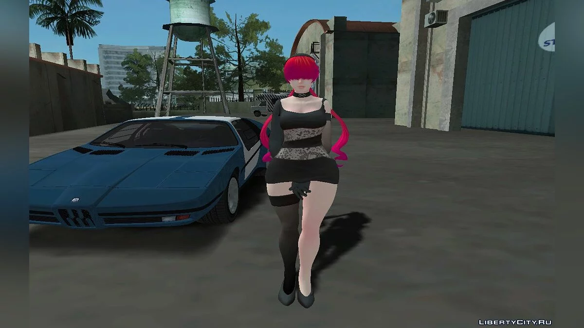 Shermie in Costume 3 from The King of Fighters XIV / GTA San Andreas