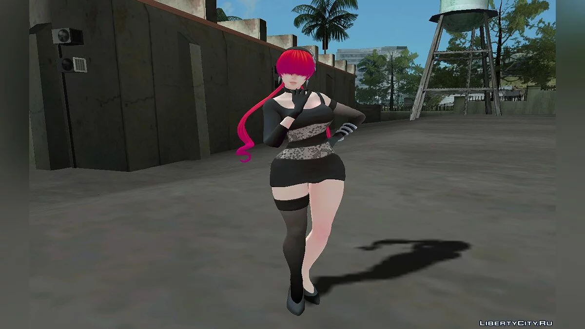 Shermie in Costume 3 from The King of Fighters XIV / GTA San Andreas