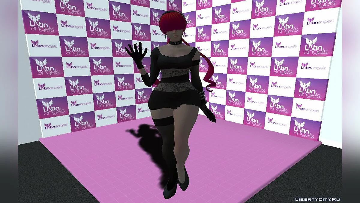Shermie in Costume 3 from The King of Fighters XIV / GTA San Andreas