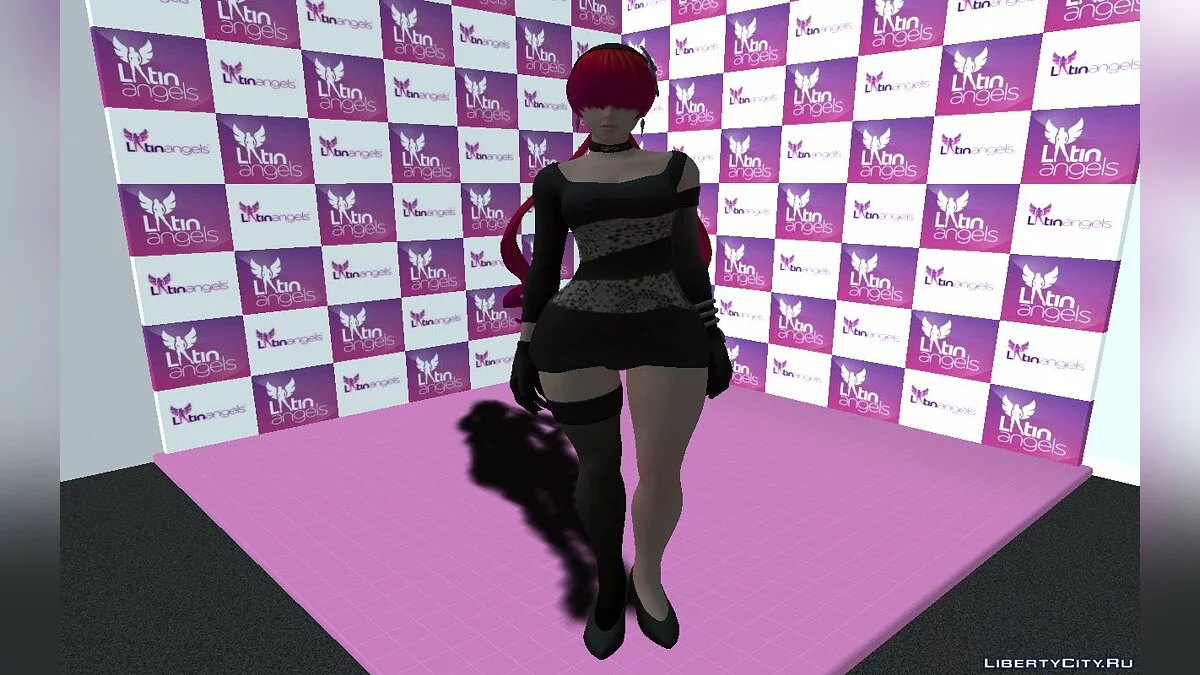 Shermie in Costume 3 from The King of Fighters XIV / GTA San Andreas