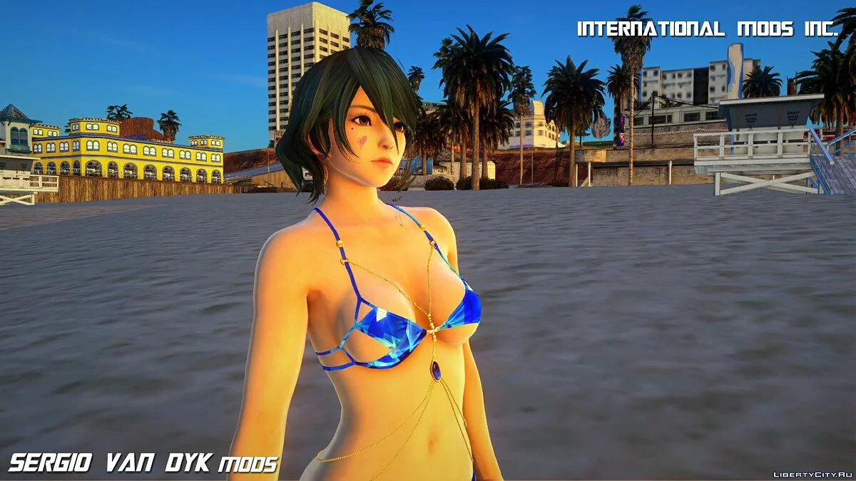 Tamaki en bikini de Dead or Alive Xtreme Venus Vacation / GTA San Andreas