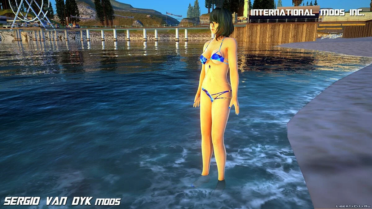 Tamaki en bikini de Dead or Alive Xtreme Venus Vacation / GTA San Andreas