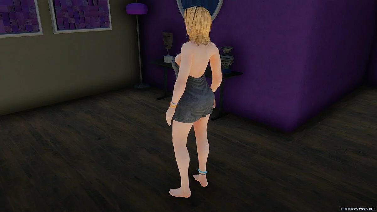 Tina Armstrong en serviette de Dead or Alive 5 Ultimate / GTA San Andreas