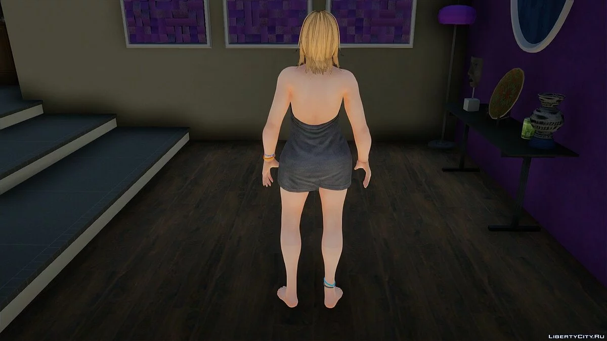 Tina Armstrong en serviette de Dead or Alive 5 Ultimate / GTA San Andreas