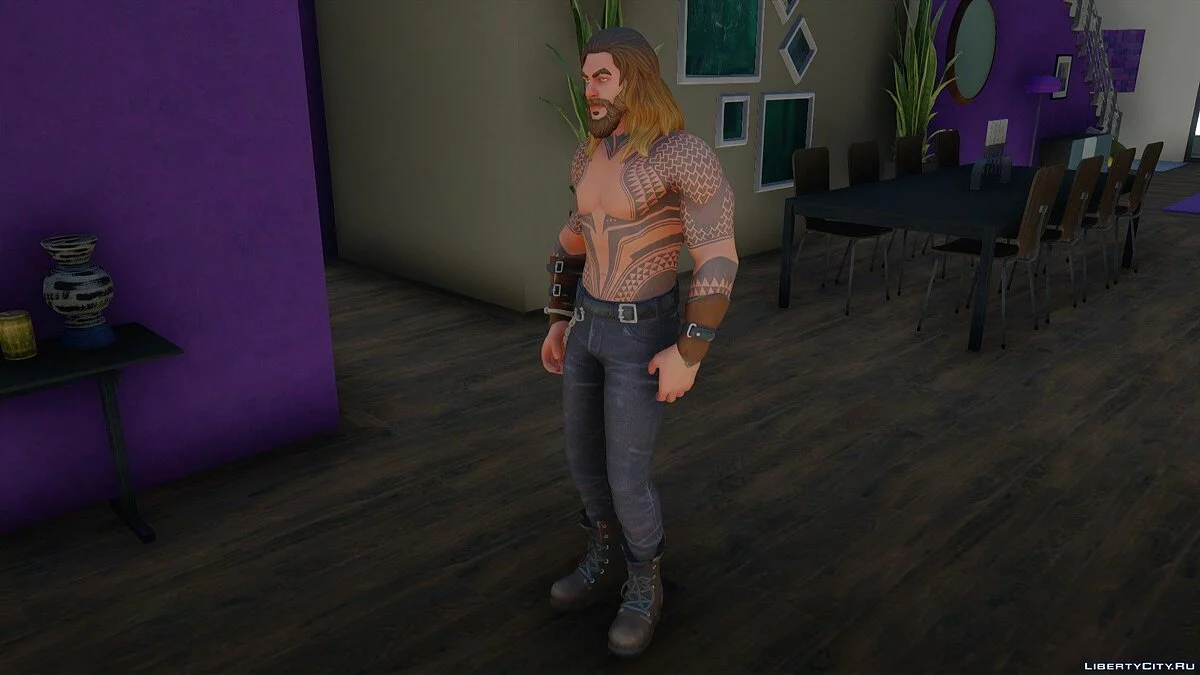 Aquaman (Arthur Curry) dari Fortnite / GTA San Andreas
