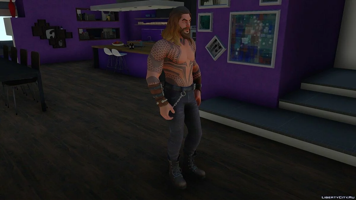 Aquaman (Arthur Curry) dari Fortnite / GTA San Andreas
