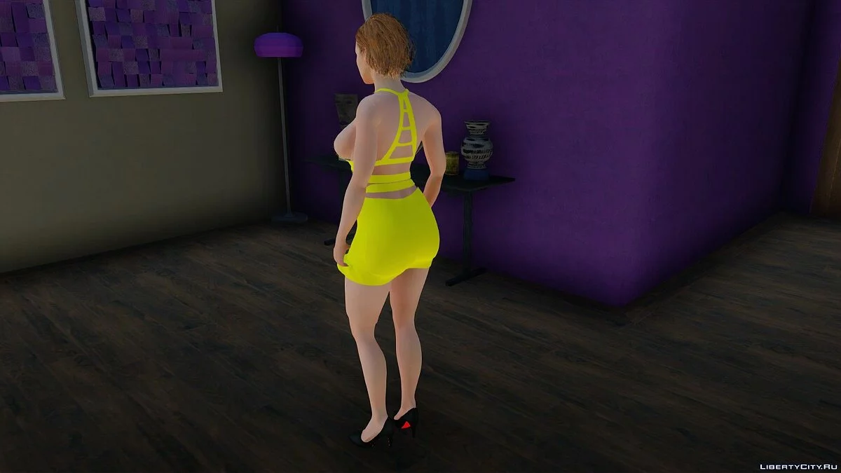 Jill Valentine dalam Gaun / GTA San Andreas