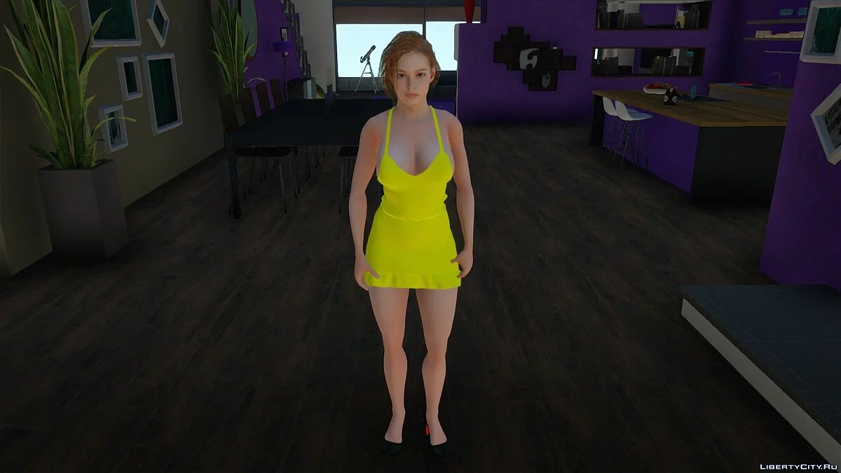 Jill Valentine dalam Gaun / GTA San Andreas