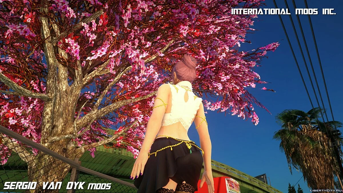 Elise - Monochrome from Dead or Alive Xtreme Venus Vacation / GTA San Andreas