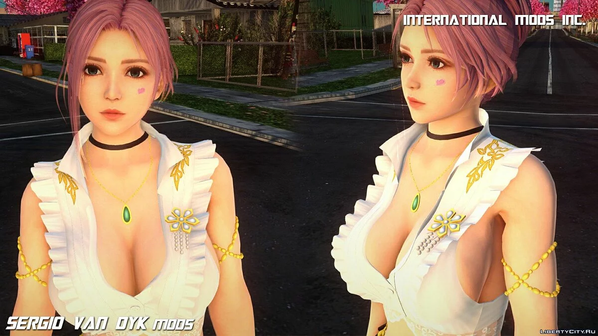 Elise - Monochrome from Dead or Alive Xtreme Venus Vacation / GTA San Andreas