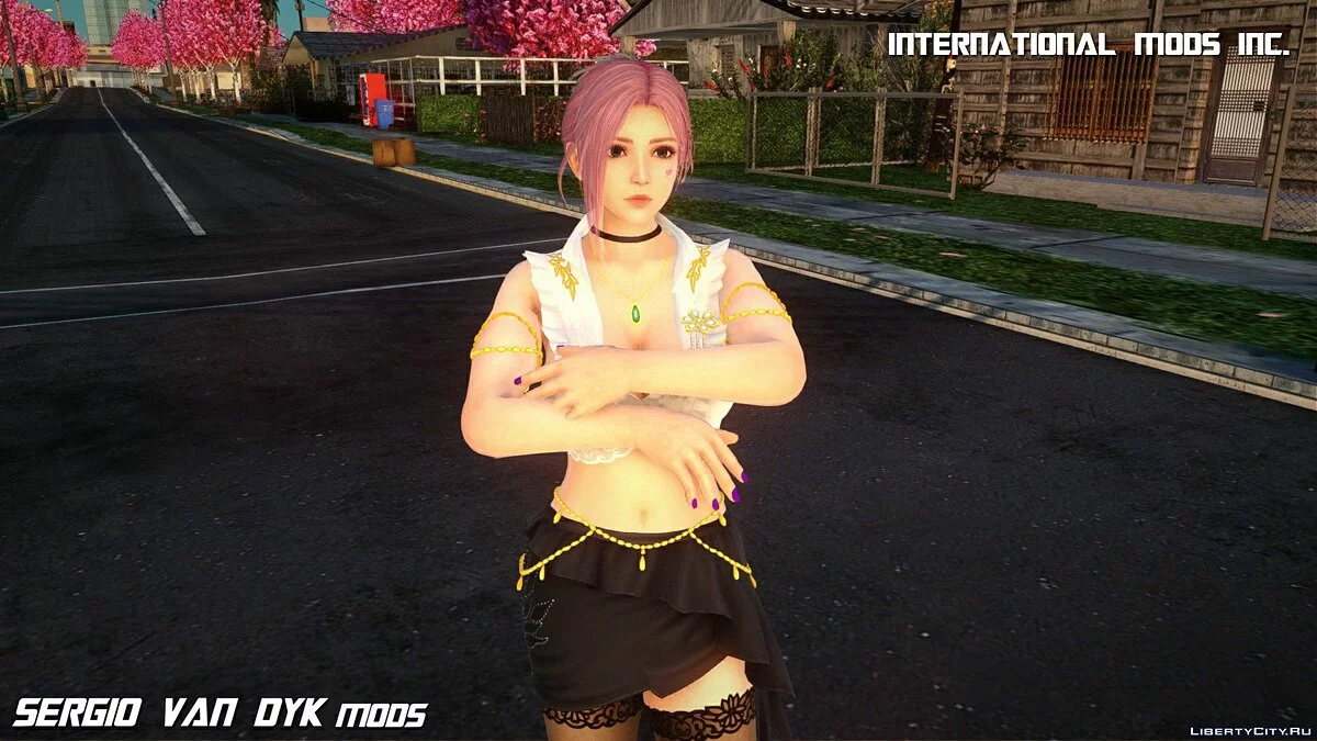 Elise - Monochrome from Dead or Alive Xtreme Venus Vacation / GTA San Andreas