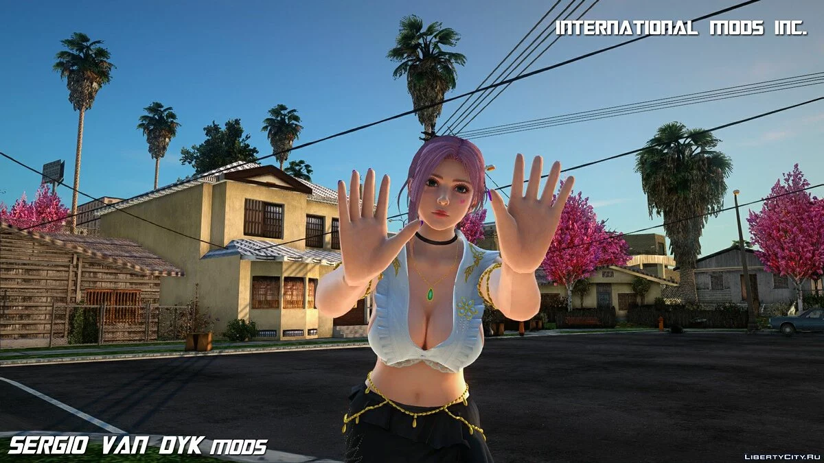 Elise - Monochrome from Dead or Alive Xtreme Venus Vacation / GTA San Andreas