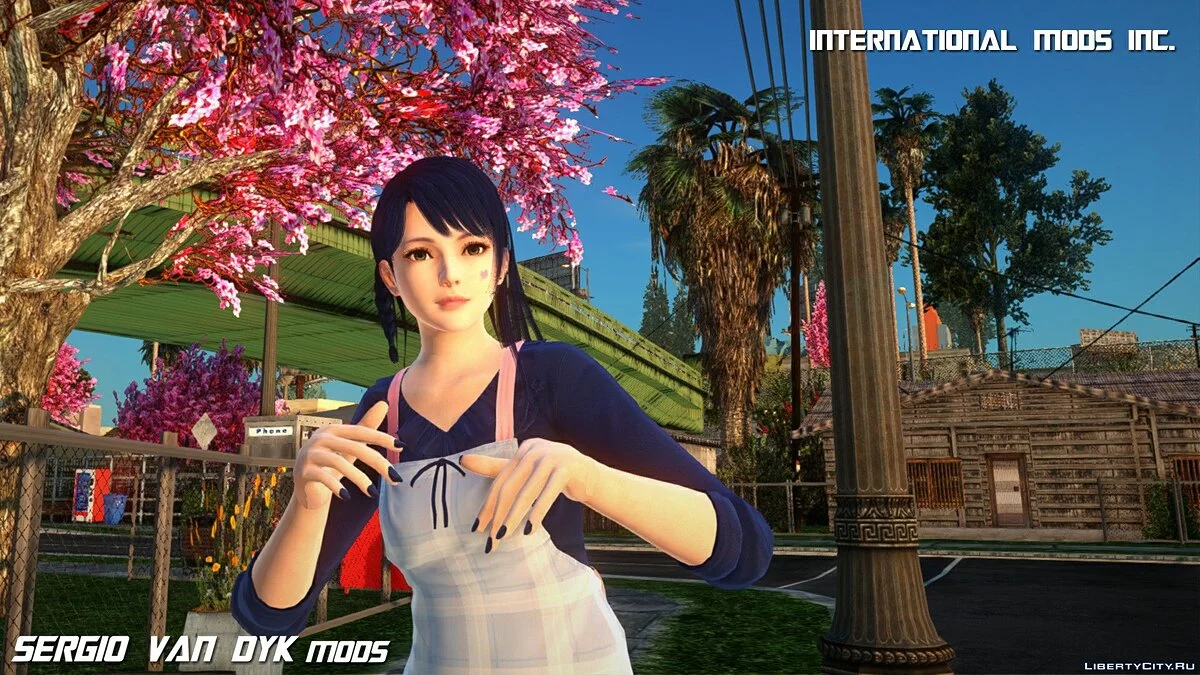 Lobelia Quente - Avental Vaporoso sem saia de Dead or Alive Xtreme: Venus Vacation / GTA San Andreas