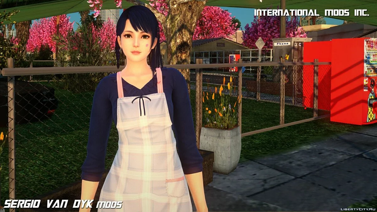 Lobelia Quente - Avental Vaporoso sem saia de Dead or Alive Xtreme: Venus Vacation / GTA San Andreas
