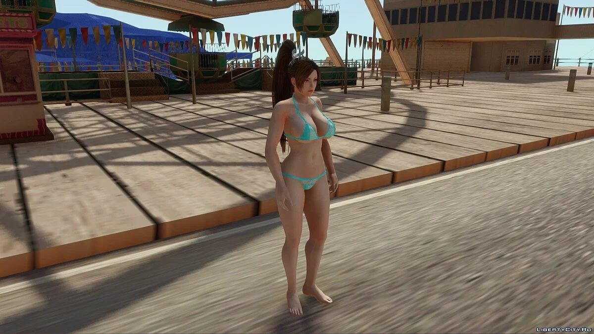 Горячая Мэй Ширануи в Бикини / GTA San Andreas