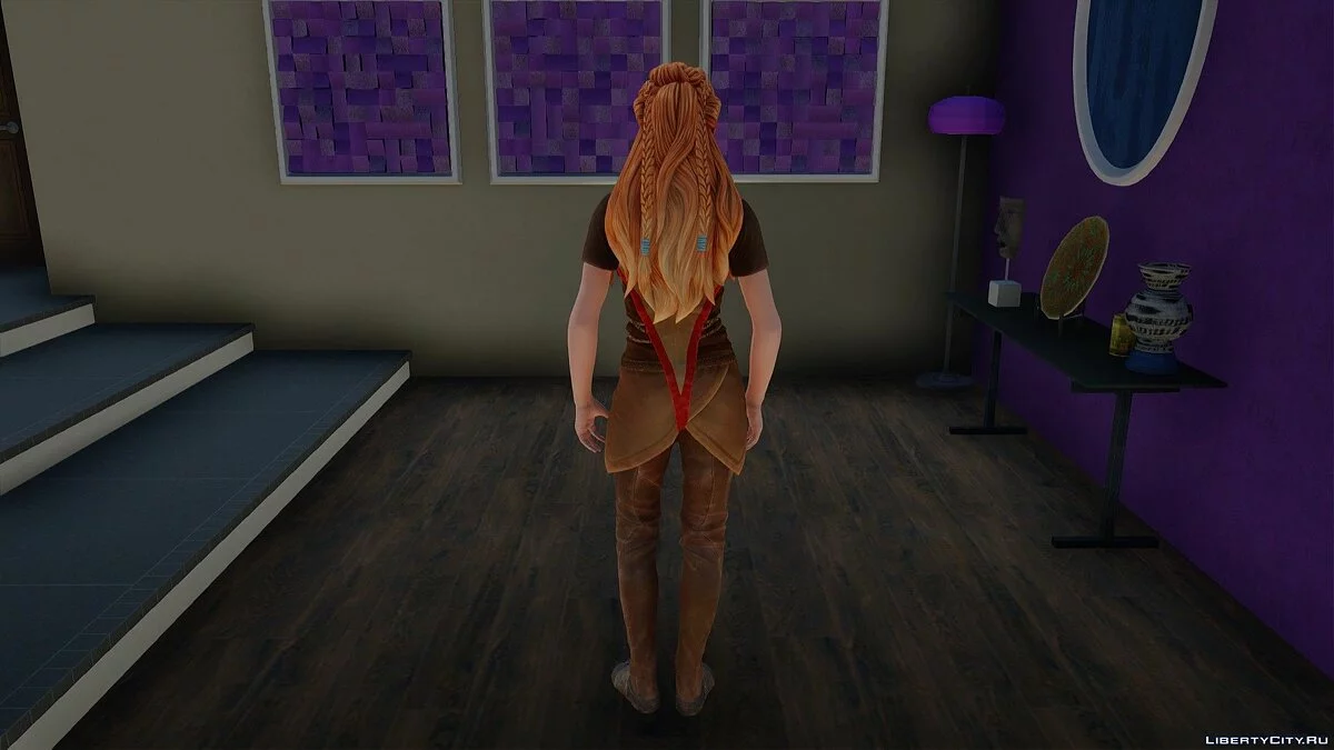 Aloy de Horizon Zero Dawn / GTA San Andreas