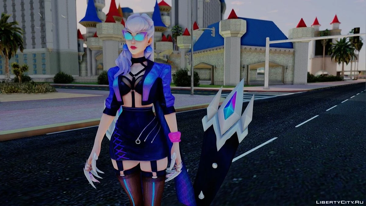 Evelynn K/DA de League of Legends : Wild Rift / GTA San Andreas