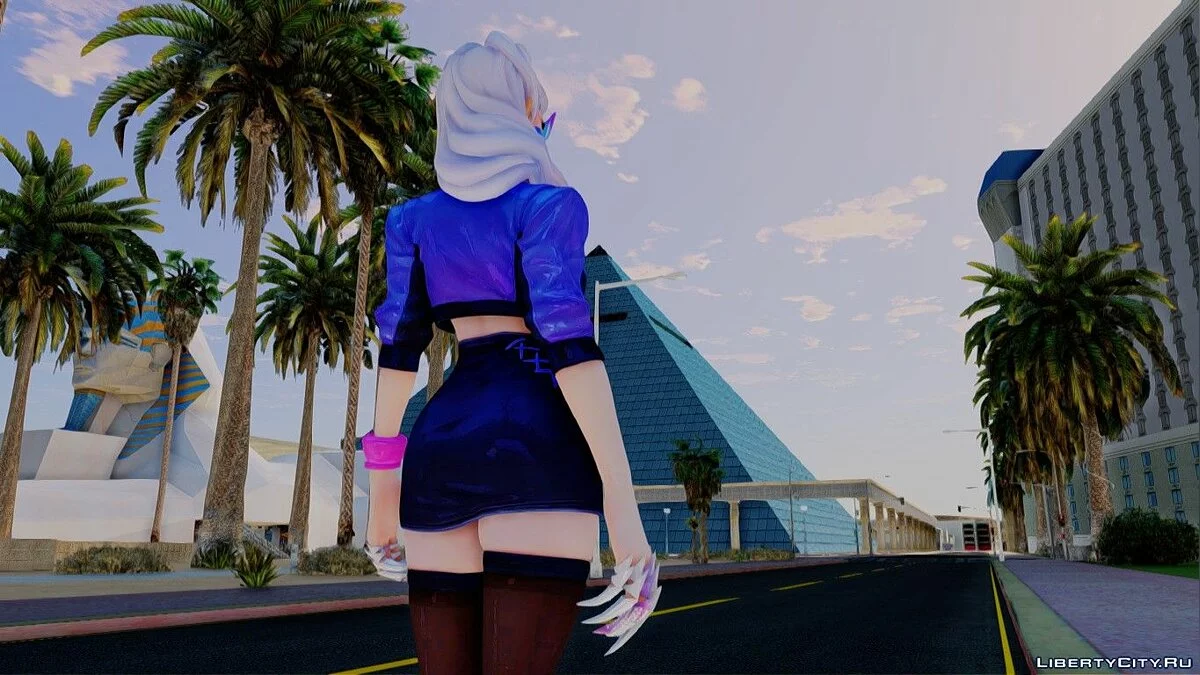 Evelynn K/DA de League of Legends : Wild Rift / GTA San Andreas