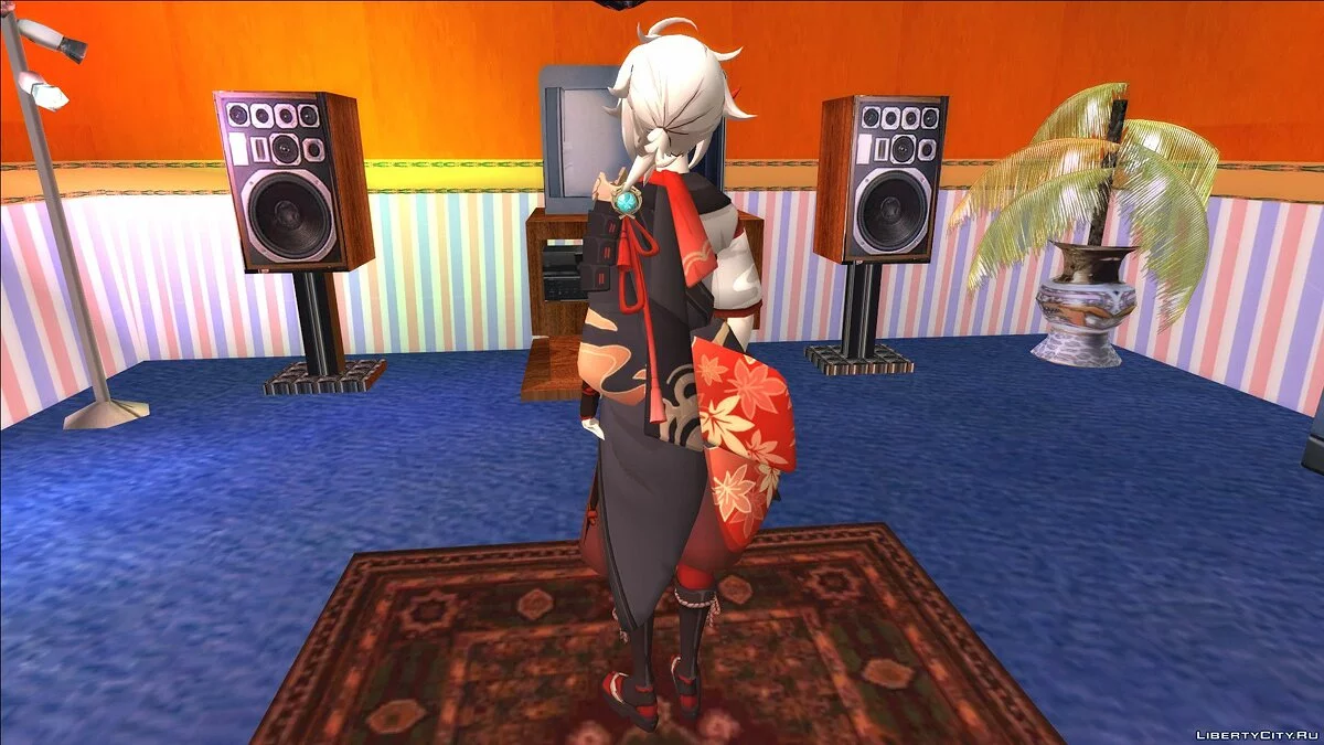Kaedehara Kazuha из Genshin Impact / GTA San Andreas