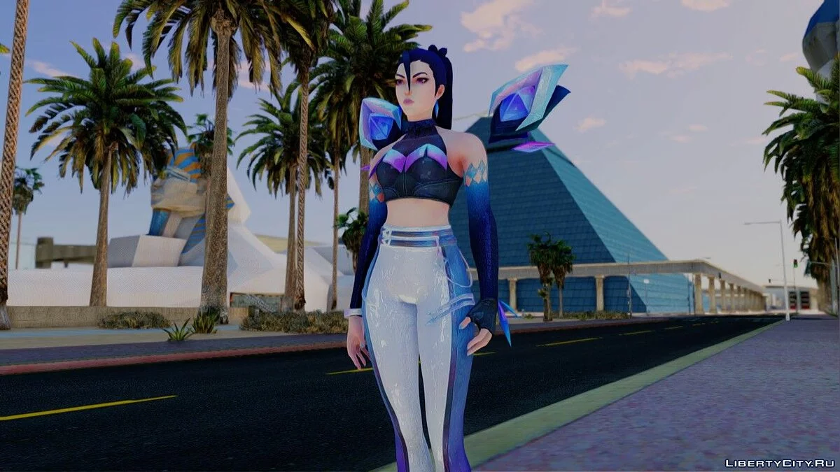 Kai'Sa K/DA de League of Legends: Wild Rift / GTA San Andreas
