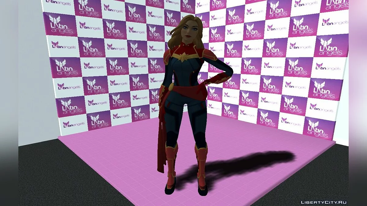 Captain Marvel from Fortnite / GTA San Andreas
