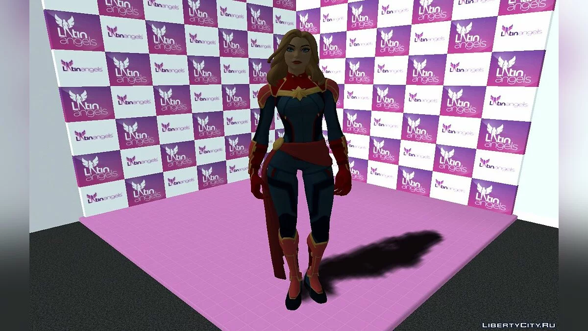 Captain Marvel from Fortnite / GTA San Andreas
