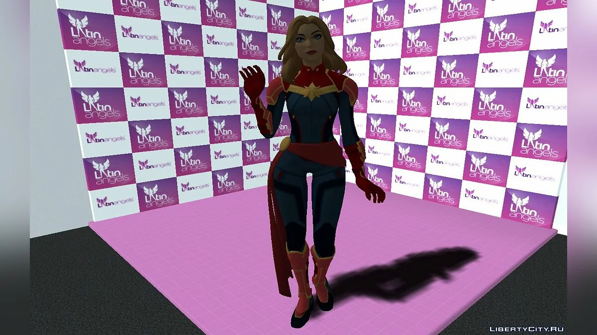 Captain Marvel from Fortnite / GTA San Andreas