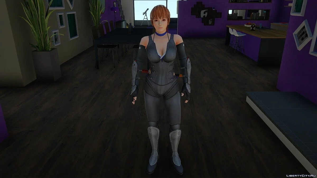 Kasumi en tenue Ninja noire de Dead Or Alive 5 / GTA San Andreas