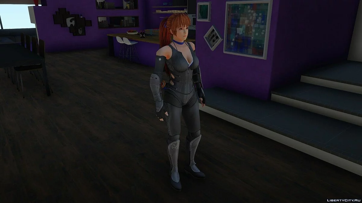 Kasumi en tenue Ninja noire de Dead Or Alive 5 / GTA San Andreas