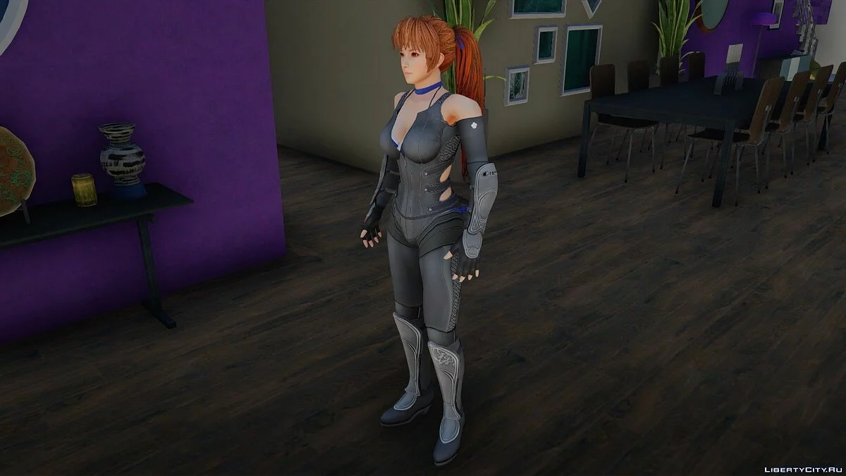 Kasumi en tenue Ninja noire de Dead Or Alive 5 / GTA San Andreas