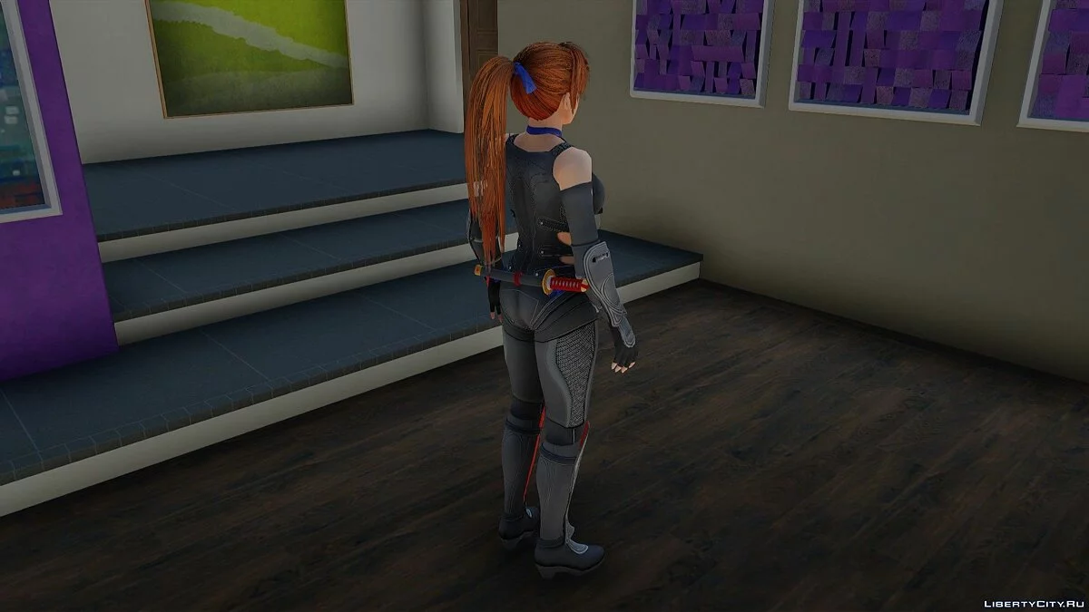 Kasumi en tenue Ninja noire de Dead Or Alive 5 / GTA San Andreas