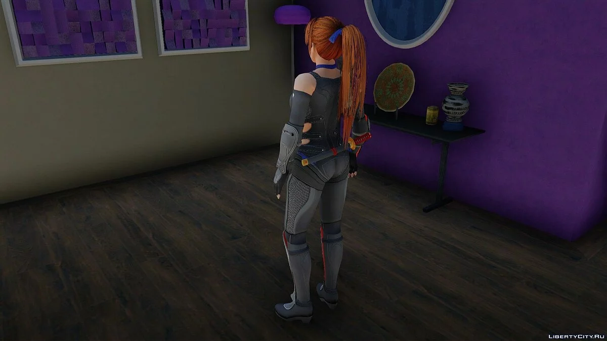 Kasumi en tenue Ninja noire de Dead Or Alive 5 / GTA San Andreas