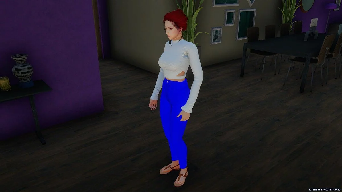 Kasumi dengan Pakaian Santai v20 / GTA San Andreas