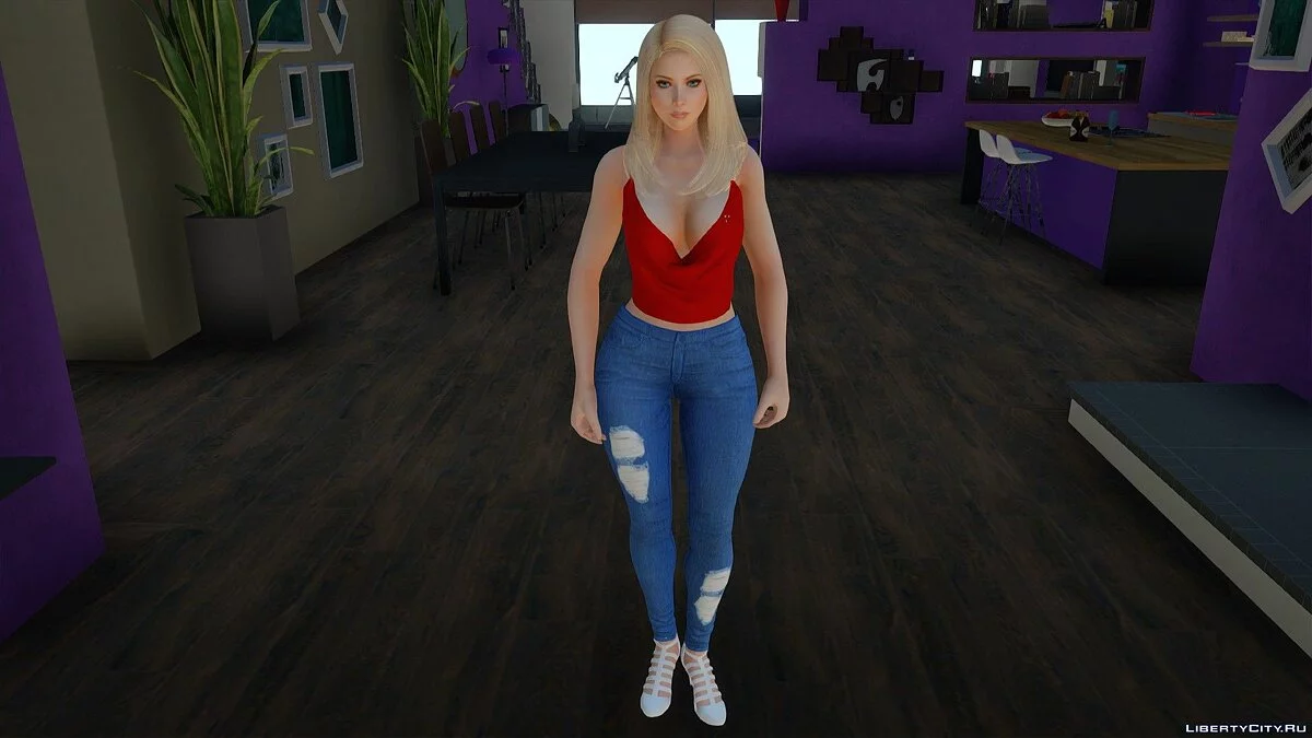 Хелена Дуглас в повседневной одежде v18 / GTA San Andreas