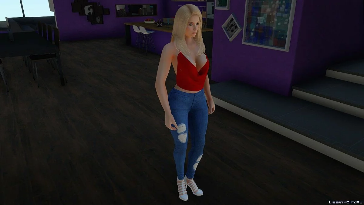 Хелена Дуглас в повседневной одежде v18 / GTA San Andreas