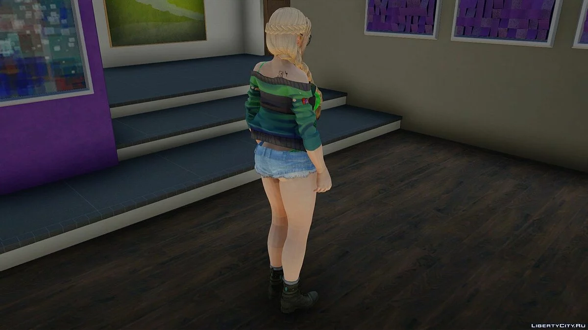Helena Douglas en tenue décontractée v5 / GTA San Andreas